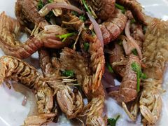 椒盐皮皮虾-老家黄墩饭店