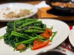 虾酱炒空心菜-肥仔文澳门猪骨煲(南京西路店)