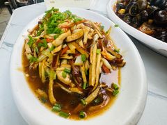 韭黄香干肉丝-老太婆饭店(新富路店)
