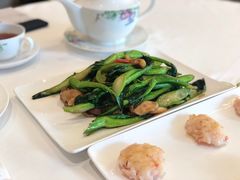 菜心炒雞球(半只)-花城苑广府菜(侨鑫店)