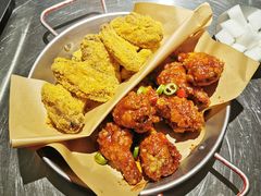 炸鸡一半一半-富乐满韩国正宗炸鸡韩国料理(虹泉路店)