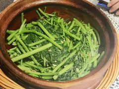 啫啫虾酱空心菜-熠盛粤味(永康路店)