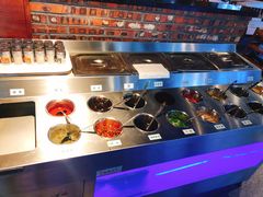 自助调料区-義聚德·清真铜锅涮羊肉·烧烤(河东店)