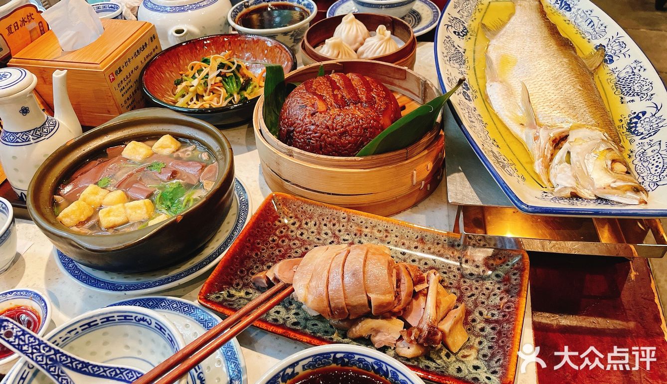 到南京吃南京大排档（夫子庙平江府店）
