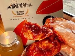 -草家酱蟹炭火烤肉店(珲春南路一店)