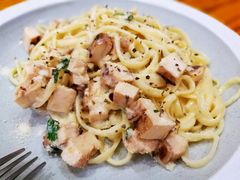 罗勒鸡胸奶油扁面-飞石咖啡(帝壹城店)