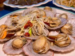 油泼扇贝-1910老鲁味海鲜·戳子肉·青岛菜(金沙滩店)