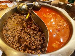 番茄鸳鸯锅-三只耳冷锅鱼火锅(玉林店)