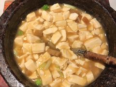 鸡汤虾仁豆腐-绿茶餐厅(松江万达店)