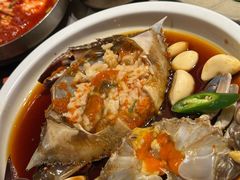 -草家酱蟹炭火烤肉店(珲春南路一店)