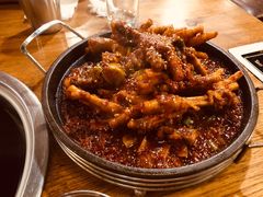 辣炒鸡爪-包装马车·韩国料理·포장마차