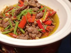 菜籽油炒衡东黄牛肉-老湘村·湖南土菜(天河维多利店)