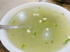 豆腐青菜汤-壹阁胡羊焖饼(特色小吃街店)