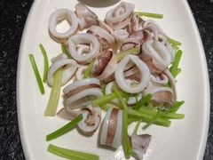 白灼鱿鱼-潮三爷砂锅焗海鲜·生腌·海鲜粥(朝晖店)