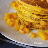 给自己一个优雅的美式早餐一芒果松饼