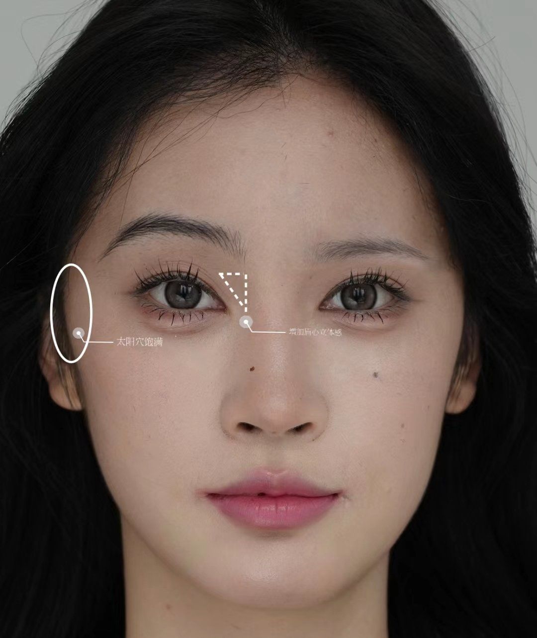 立体眉骨➕太阳穴饱满才是纹眉的意义