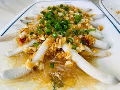 蒜蓉粉丝蒸沙虫-渔乡海鲜美食