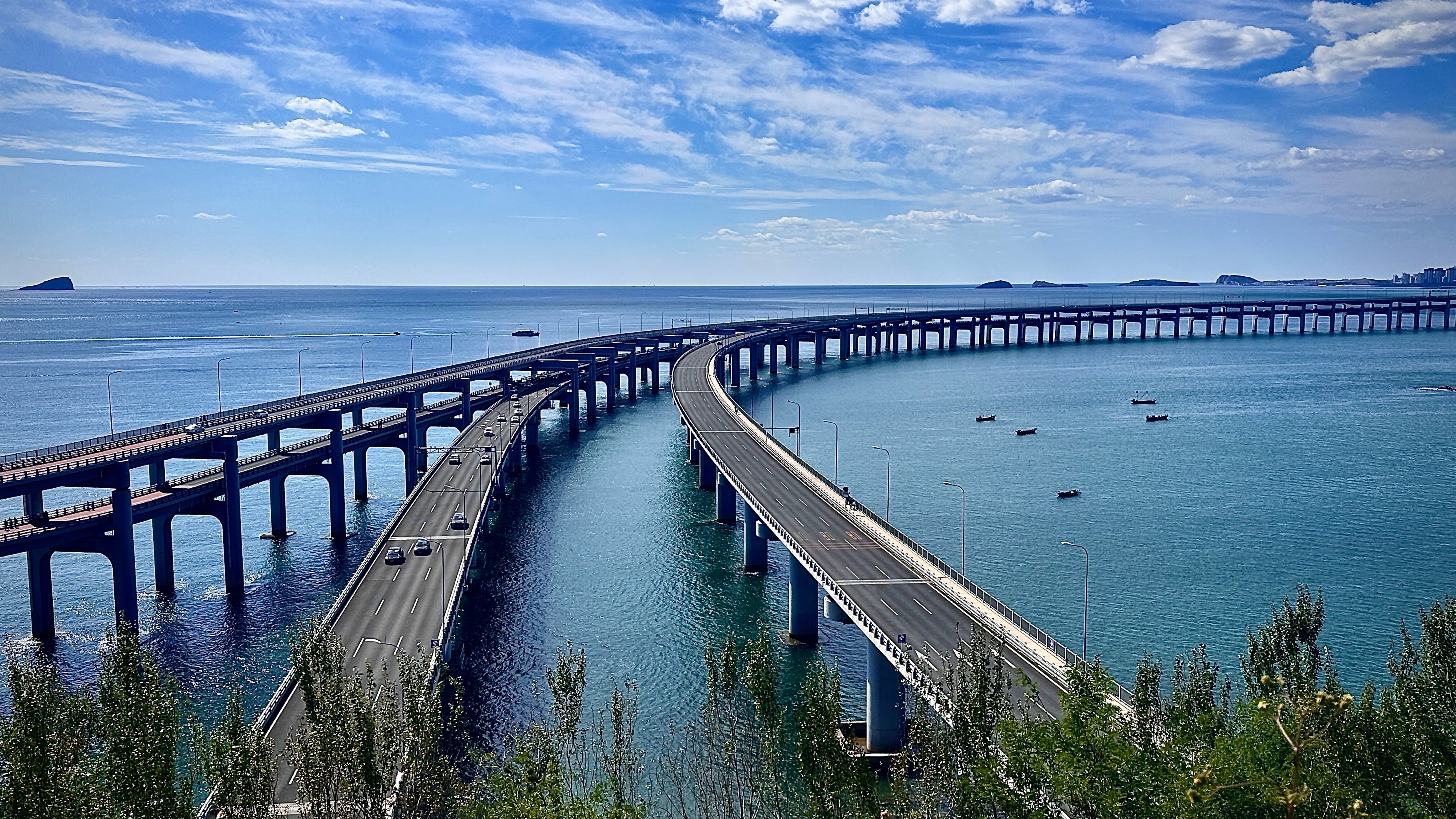 大连星海湾大桥高清图片