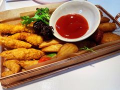 混合美式炸物-秀儿家の小确幸花园西餐厅