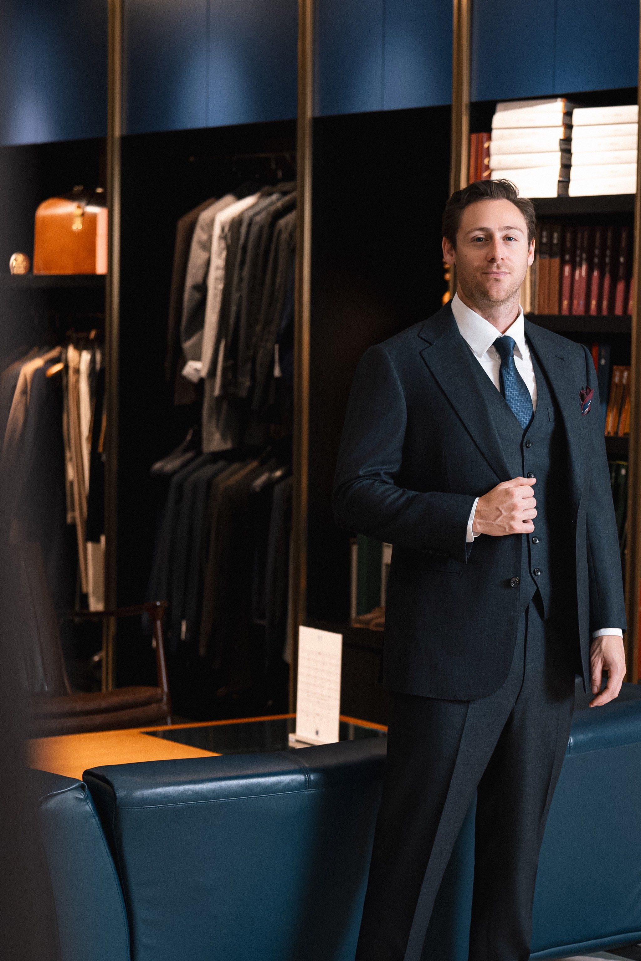 英国人在北京get007同款西装定制