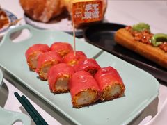 升级版墨鱼鲜虾红米肠-喜势点·糖沙翁手工茶点·本地人茶居(永庆坊店)