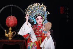 -后宫·古装汉服京剧儿童亲子全家福摄影