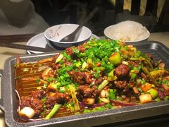 葱爆牛肉-绿茶餐厅(成都大悦城店)