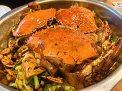 香辣蟹炒菜-秦记香辣蟹(松榆里店)