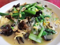 小白菜蚬子肉-老苏扬饭店