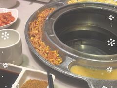 烤盘内的芝士玉米-韩宫宴烤肉·料理(苏州中心店)