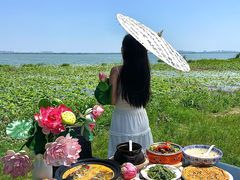 -七的湖·晚芳亭·阳澄湖农家菜·大闸蟹(莲花岛店)