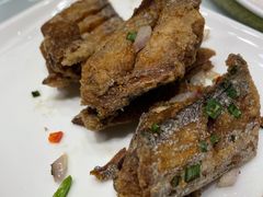 椒盐带鱼-湖庭壹品鸭王·传统北京烤鸭·别墅私房菜·庭院宵夜(江宁店)