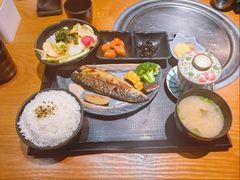 盐烤青花鱼定食-匠太烧肉台日料理餐酒馆(三林店)