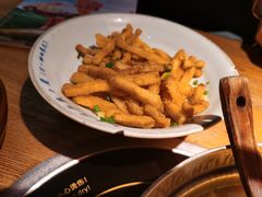 咸蛋黄茄子-吃饭皇帝大土家民族菜(正大广场店)