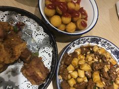 松子牛肉炒年糕-兔爸私家小厨(新北万达店)