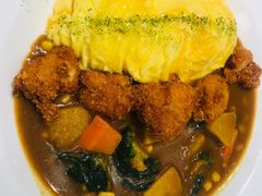 樱花炸鸡咖喱蛋包饭套餐-池奈·日式咖喱蛋包饭(老城根Gpark店)