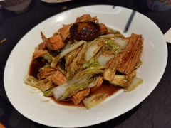 黄金白菜烧腐竹-荣公子创意菜