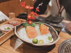 三文鱼刺身-黑牛の店·和牛烧肉(合生汇店)