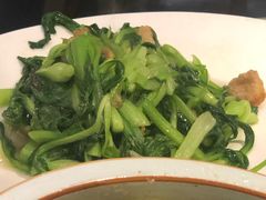 青菜炒油渣-眷江南之小蓝鲸(王府大街店)