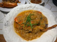 青蟹蟹粉拌面-十面欢腾·海鲜面·台式Bistro(长乐路店)