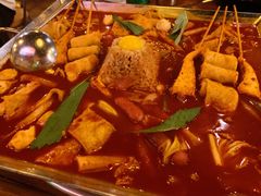 鱼饼火山炒年糕-包装马车·韩国料理·포장마차