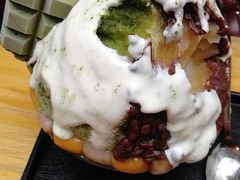 抹茶生乳かき氷-WONDER ICE 萬得冰田(建設路总店)