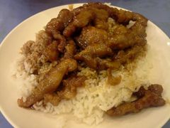 糖醋排条盖交饭-老上海美食