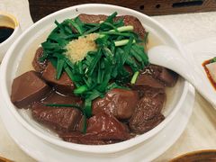 姜茸韭菜浸猪红-顺德人家食府(黄金广场店)