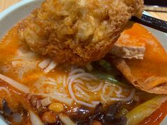 网红炸蛋螺蛳粉-家味螺蛳粉&烤鱼(安远路店)