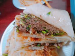 牛肉饼-老红桥炸灌肠牛肚锅烧烤(定福庄店)