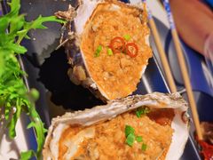 炭烤大生蚝-钳小柒·小龙虾蓝龙王烧烤夜宵(长寿路店)