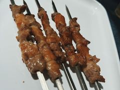 竹签子羊肉串-红柳枝滩羊烧烤·非遗