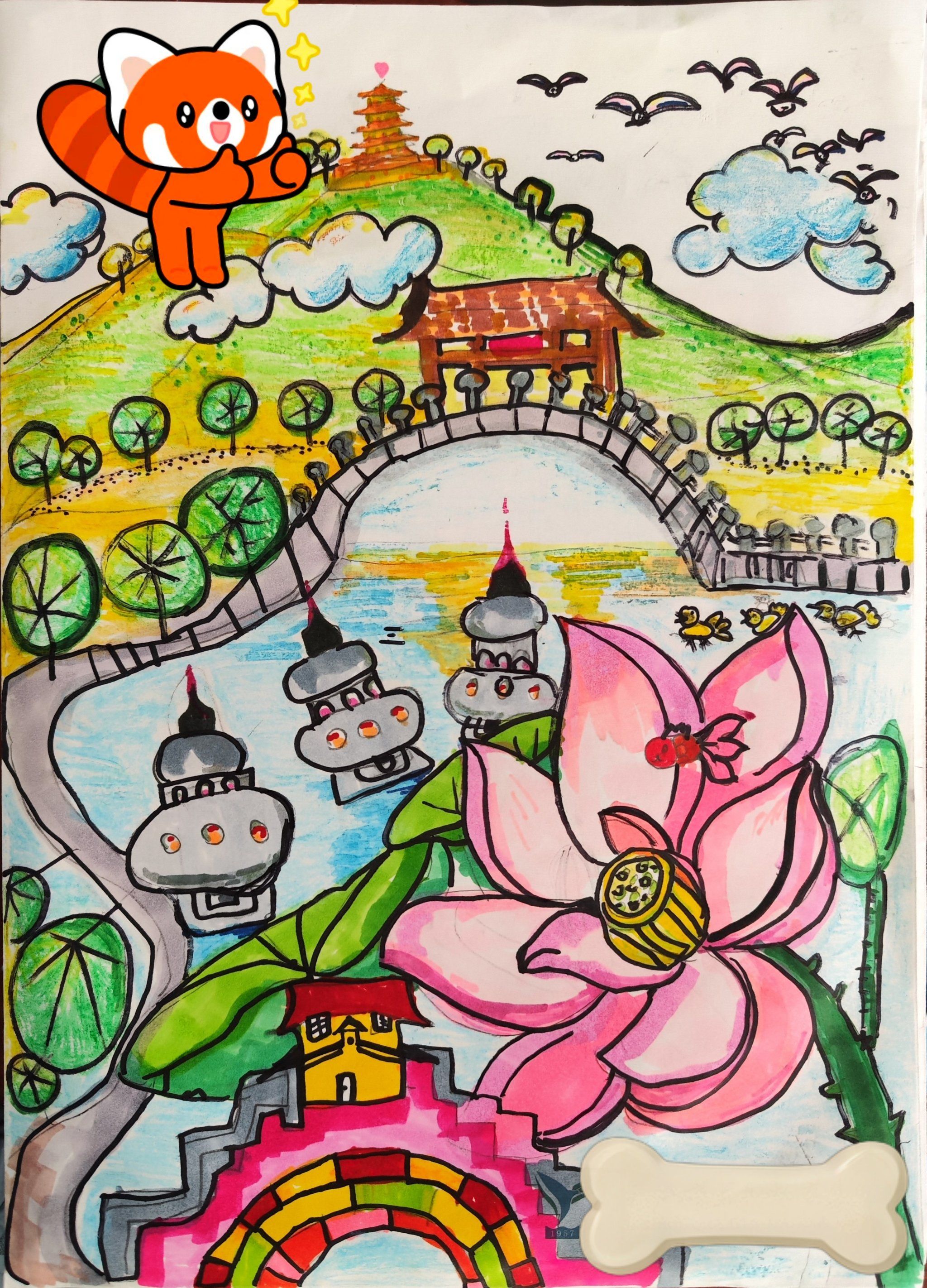 一年级就这么会画❓