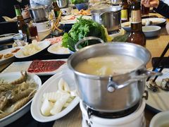 -不老仙金汤虾丸火锅